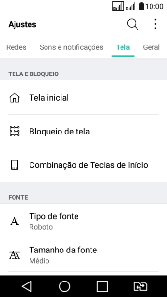 Pressione Bloqueio de tela. Pressione Bloqueio de tela.