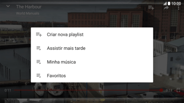 Pressione a playlist desejada. Pressione a playlist desejada.