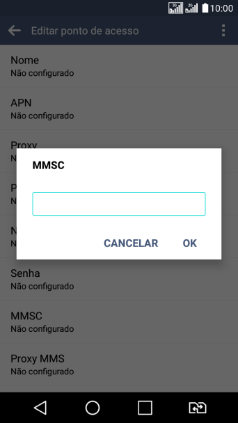Digite http://mms.tim.br e pressione OK. Digite http://mms.tim.br e pressione OK.