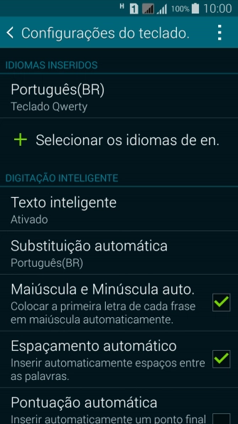 Pressione Selecionar os idiomas de en.. Pressione Selecionar os idiomas de en..