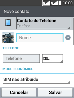 Pressione Nome, e digite o nome desejado. Pressione Nome, e digite o nome desejado.