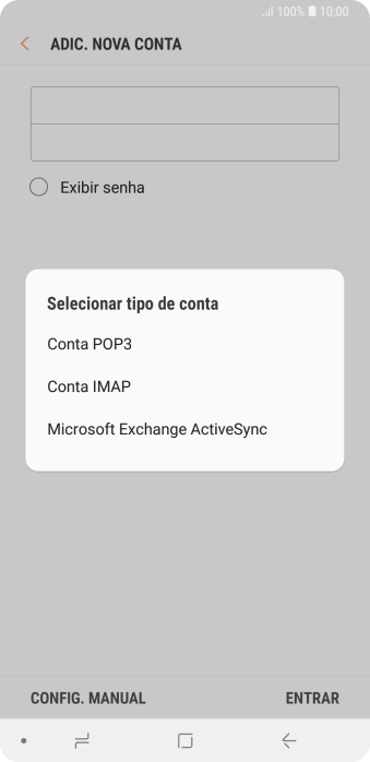 Pressione Conta IMAP. Pressione Conta IMAP.