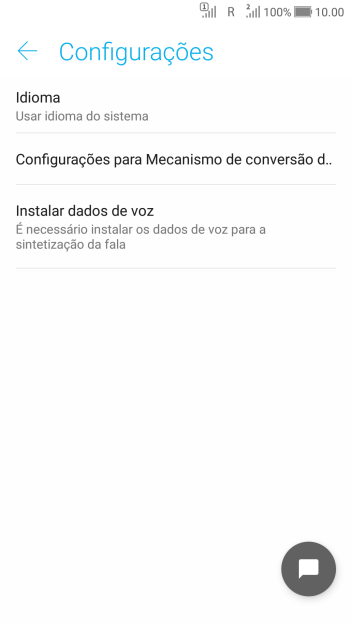 Pressione Configurações para Mecanismo de conversão d.., e siga as indicações da tela para selecionar as configurações desejadas. Pressione Configurações para Mecanismo de conversão d.., e siga as indicações da tela para selecionar as configurações desejadas.