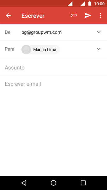 Pressione Assunto, e digite o assunto desejado. Pressione Assunto, e digite o assunto desejado.