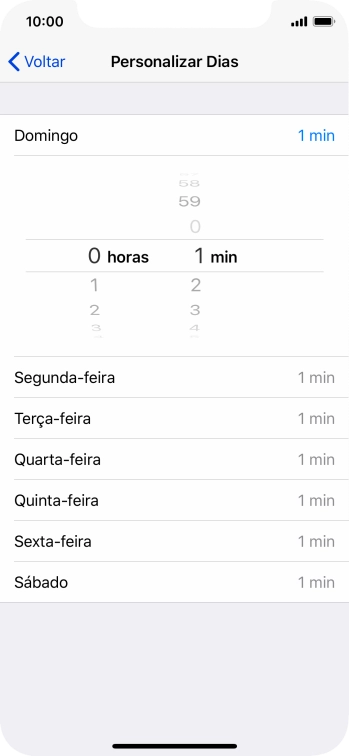 Escolha o período desejado. Escolha o período desejado.