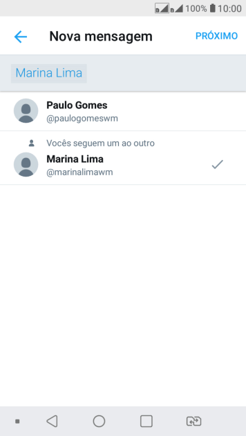 Pressione PRÓXIMO. Pressione PRÓXIMO.