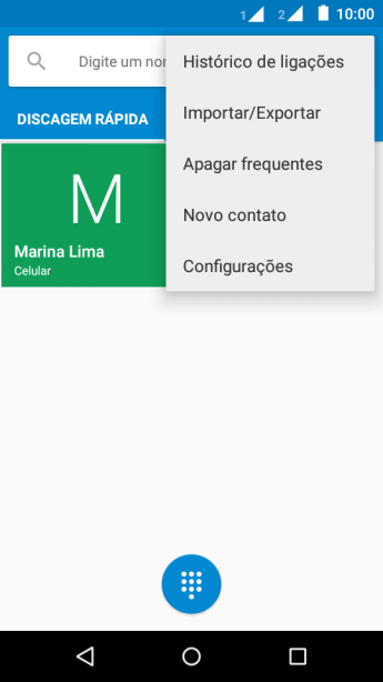 Pressione Configurações. Pressione Configurações.