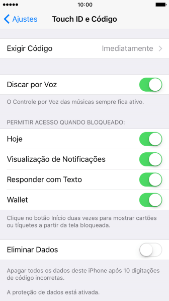 Pressione o indicador ao lado de Pressione o indicador ao lado de