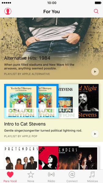 Pressione Músicas. Pressione Músicas.