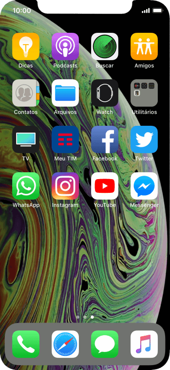 Pressione YouTube. Pressione YouTube.