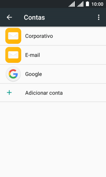 Pressione o ícone de menu. Pressione o ícone de menu.