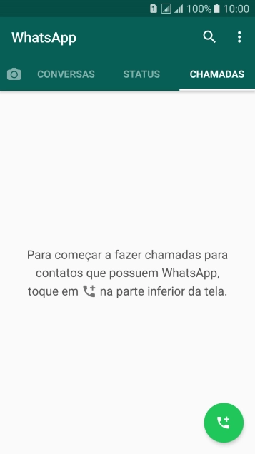 Pressione o ícone de chamada. Pressione o ícone de chamada.