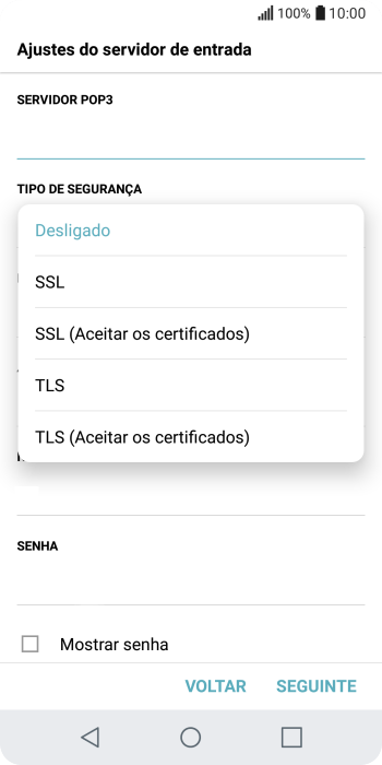 Pressione Desligado para desativar a função. Pressione Desligado para desativar a função.