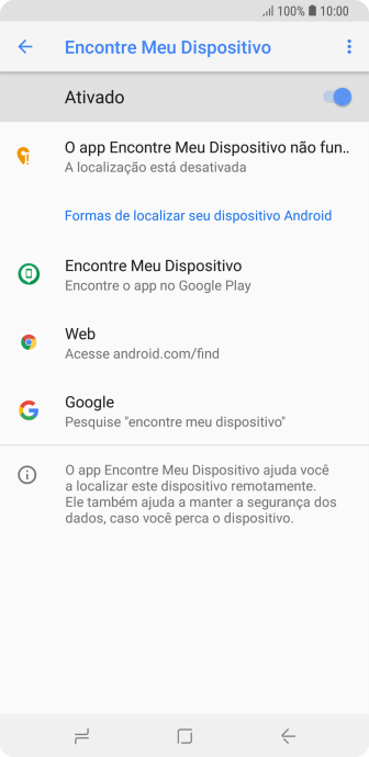 Pressione o indicador para ativar a função. Pressione o indicador para ativar a função.
