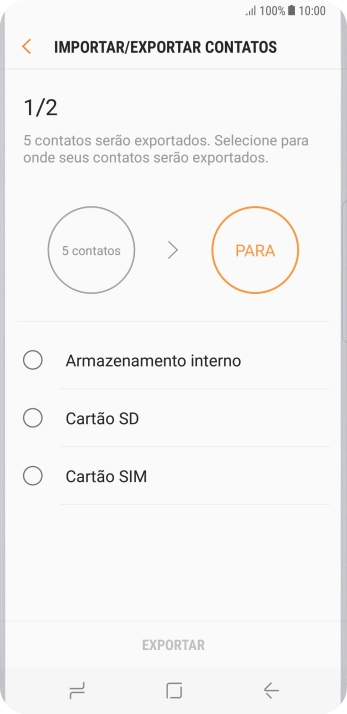 Pressione Cartão SIM. Pressione Cartão SIM.