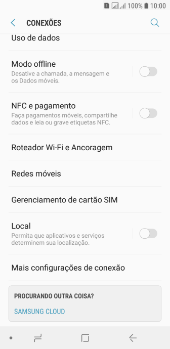 Pressione Roteador Wi-Fi e Ancoragem. Pressione Roteador Wi-Fi e Ancoragem.