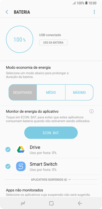 Pressione a configuração desejada. Pressione a configuração desejada.