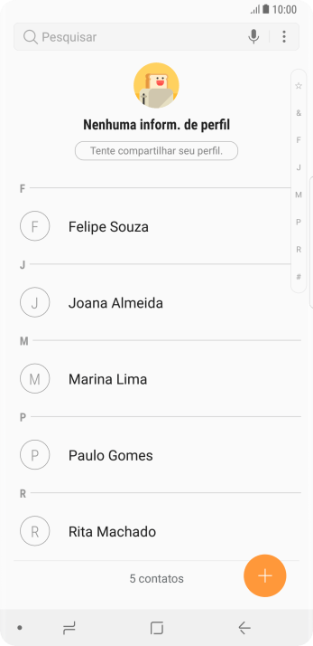 Pressione o ícone de menu. Pressione o ícone de menu.