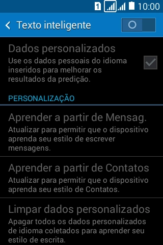 Pressione o indicador ao lado de Pressione o indicador ao lado de