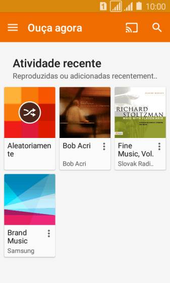 Deslize para a direita a partir do lado esquerdo da tela. Deslize para a direita a partir do lado esquerdo da tela.