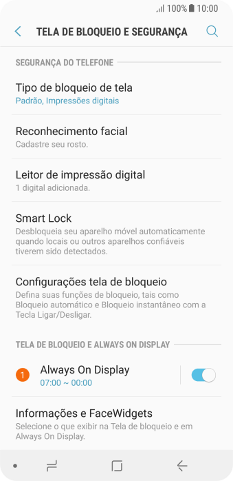 Pressione Tipo de bloqueio de tela, e insira o código de bloqueio extra que você criou anteriormente. Pressione Tipo de bloqueio de tela, e insira o código de bloqueio extra que você criou anteriormente.