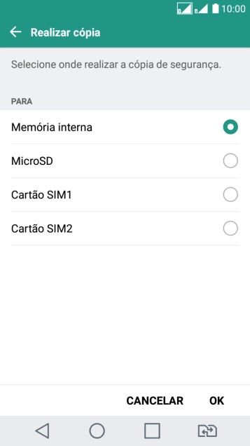 Pressione o chip desejado. Pressione o chip desejado.