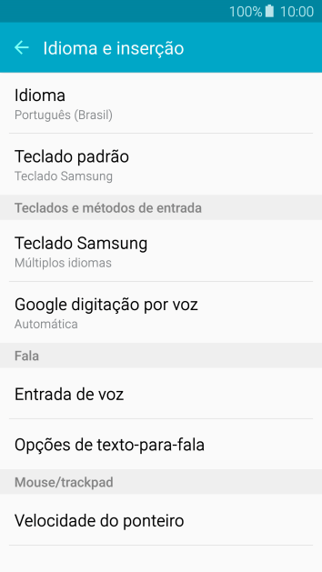 Pressione Teclado Samsung. Pressione Teclado Samsung.