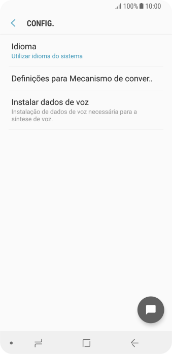 Pressione Definições para Mecanismo de conver.., e siga as indicações da tela para selecionar as configurações desejadas. Pressione Definições para Mecanismo de conver.., e siga as indicações da tela para selecionar as configurações desejadas.