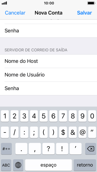 Pressione Salvar. Sua conta de e-mail agora está configurada. Se você quiser selecionar configurações adicionais de servidores de entrada e de saída, você deve seguir os seguintes passos. Pressione Salvar. Sua conta de e-mail agora está configurada. Se você quiser selecionar configurações adicionais de servidores de entrada e de saída, você deve seguir os seguintes passos.