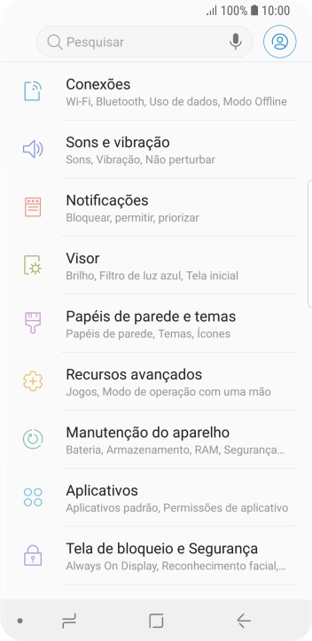 Pressione Conexões. Pressione Conexões.