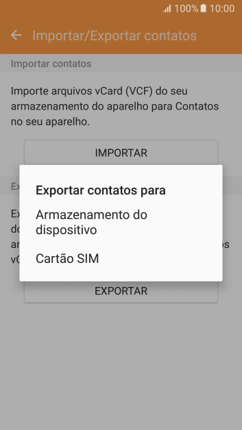 Pressione Cartão SIM. Pressione Cartão SIM.