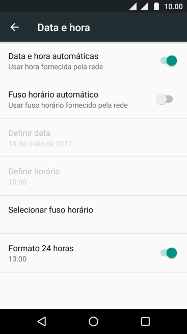 Pressione o indicador ao lado de Pressione o indicador ao lado de