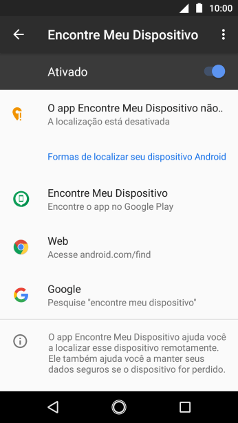 Pressione o indicador para ativar a função. Pressione o indicador para ativar a função.