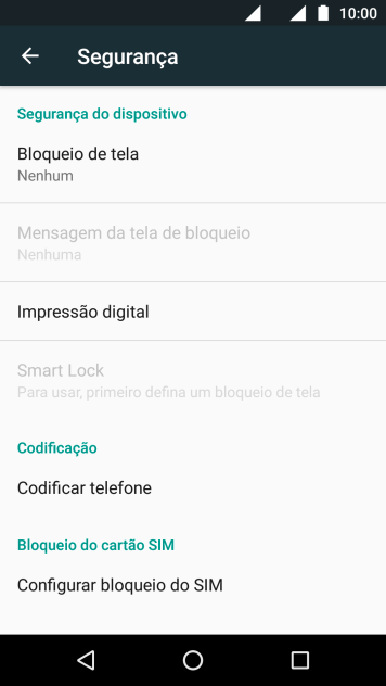 Pressione Impressão digital. Pressione Impressão digital.