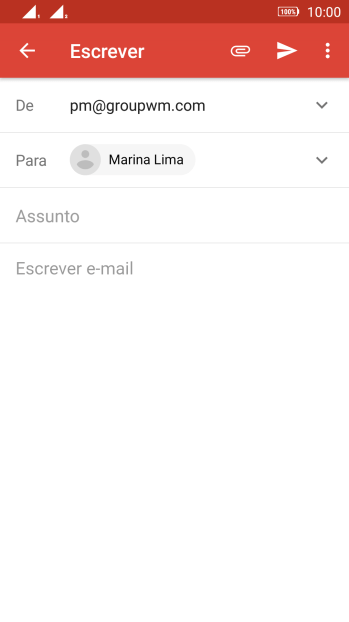 Pressione Assunto, e digite o assunto desejado. Pressione Assunto, e digite o assunto desejado.