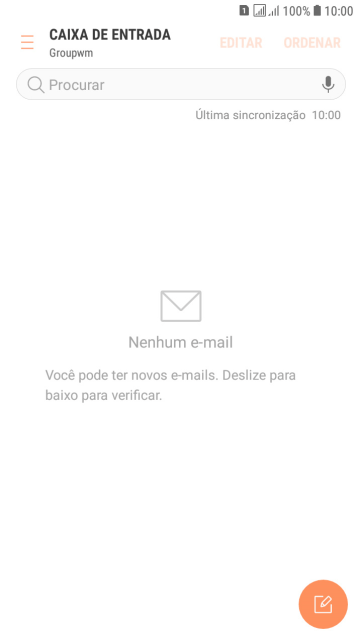 Deslize para a direita a partir do lado esquerdo da tela. Deslize para a direita a partir do lado esquerdo da tela.