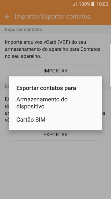 Pressione Cartão SIM. Pressione Cartão SIM.