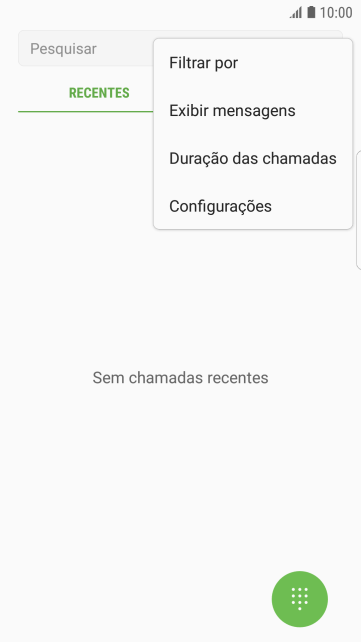 Pressione Configurações. Pressione Configurações.