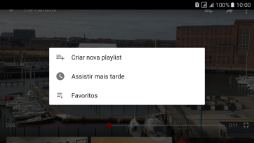 Pressione a lista de reprodução desejada. Pressione a lista de reprodução desejada.