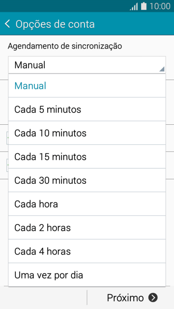 Pressione a configuração desejada. Pressione a configuração desejada.