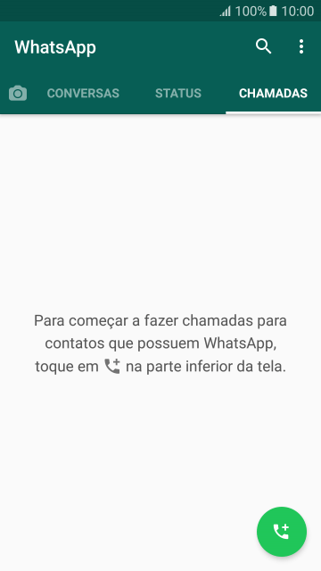 Pressione o ícone de chamada. Pressione o ícone de chamada.