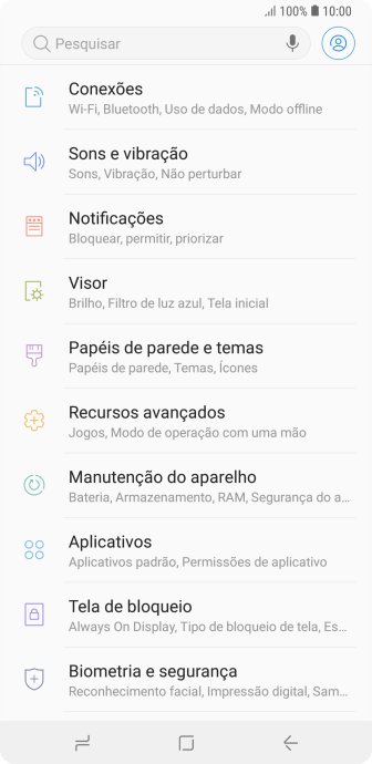 Pressione Manutenção do aparelho. Pressione Manutenção do aparelho.