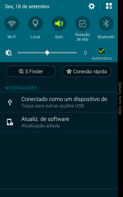 Pressione o ícone de configurações. Pressione o ícone de configurações.