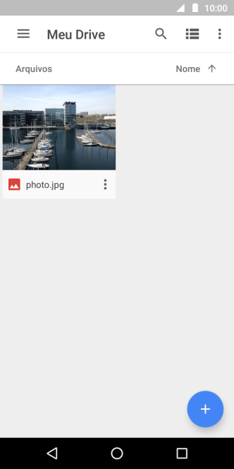 Deslize para a direita a partir do lado esquerdo da tela, e navegue até a pasta desejada. Deslize para a direita a partir do lado esquerdo da tela, e navegue até a pasta desejada.