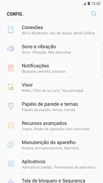 Pressione Conexões. Pressione Conexões.