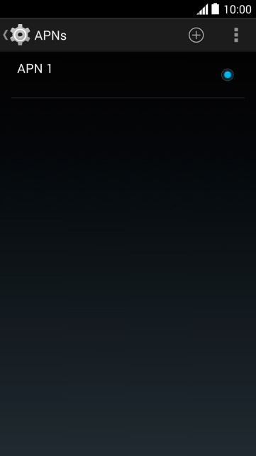 Pressione o ícone de nova conexão de dados. Pressione o ícone de nova conexão de dados.