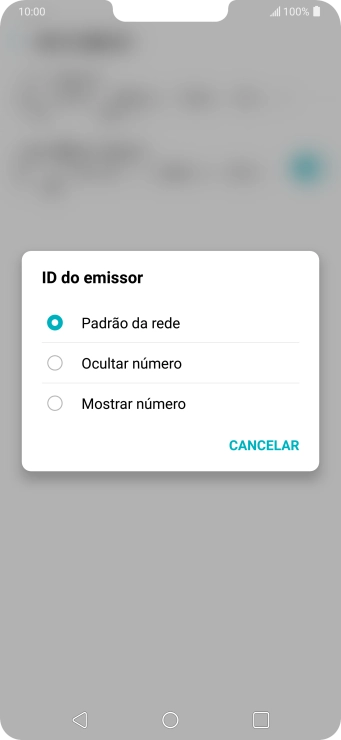 Pressione Mostrar número para ativar a identificação do seu número. Pressione Mostrar número para ativar a identificação do seu número.