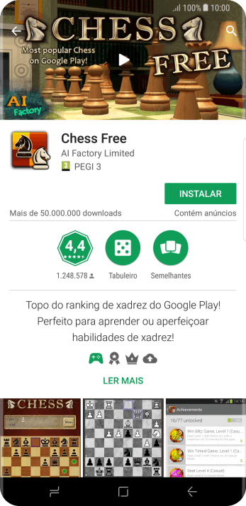 Pressione INSTALAR, e siga as indicações da tela para instalar o app. Pressione INSTALAR, e siga as indicações da tela para instalar o app.