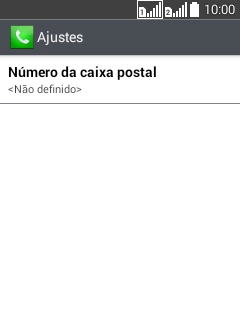 Pressione Número da caixa postal. Pressione Número da caixa postal.