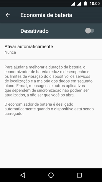 Pressione o indicador para ativar a função. Pressione o indicador para ativar a função.